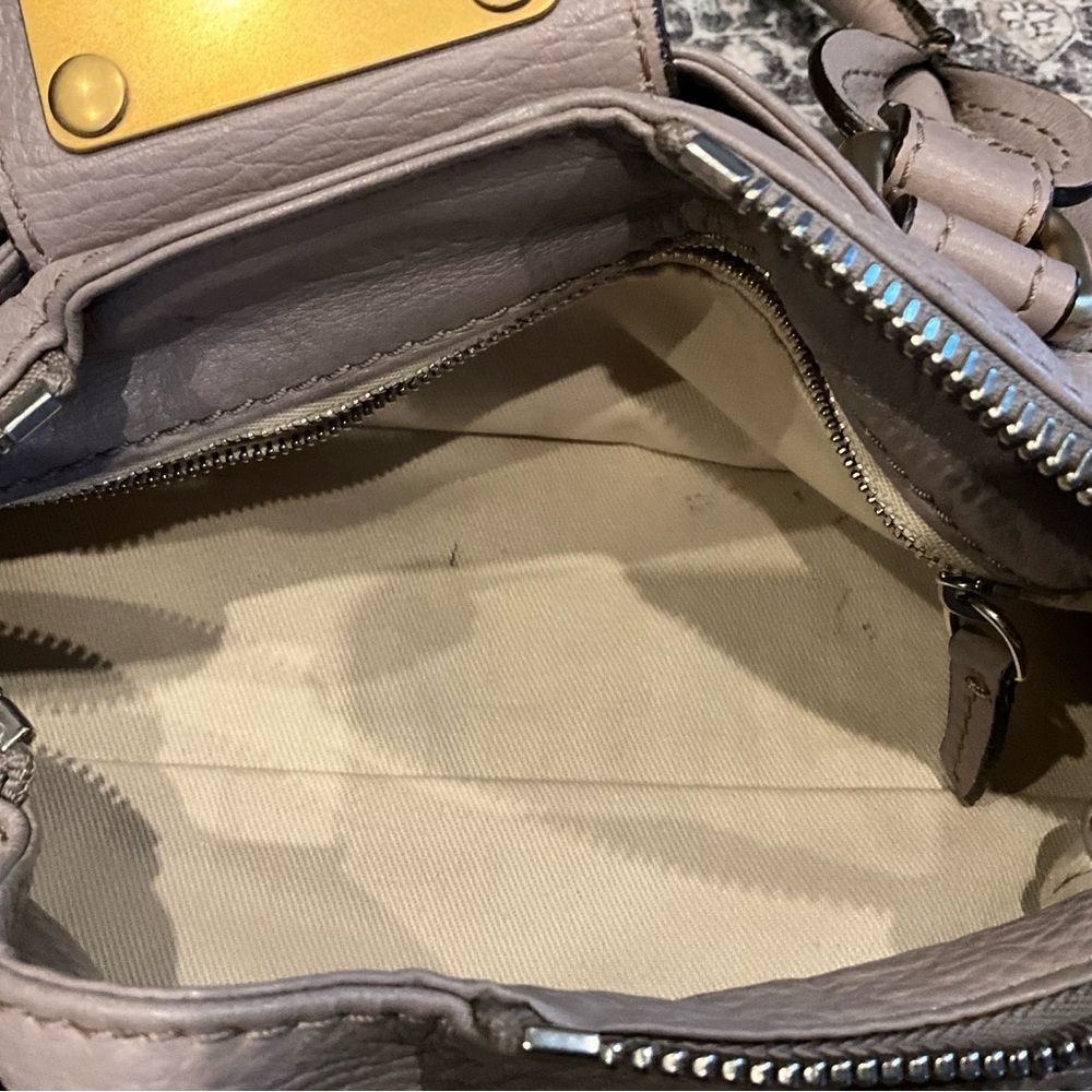 Chloe’ Leather Paddington Handbag w/Crossbody Strap Made in Italy - Picture 6 of 14